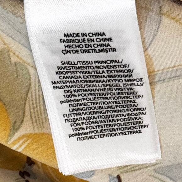 New Polo by Ralph Lauren Buttercup Satin Floral Plissé Pleated Midi Dress Sz 4 - Picture 11 of 13